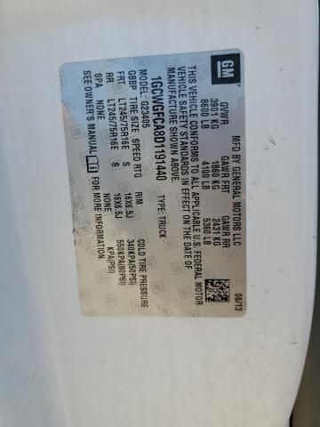 2013 Chevrolet Express G2500