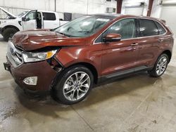 Ford Edge Titanium salvage cars for sale: 2015 Ford Edge Titanium