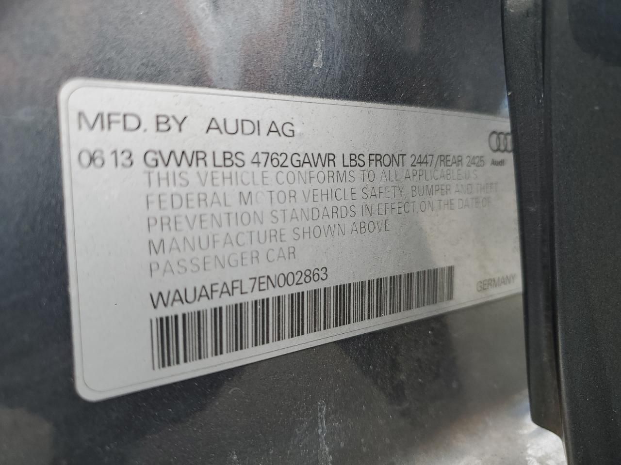 2014 Audi A4 Premium