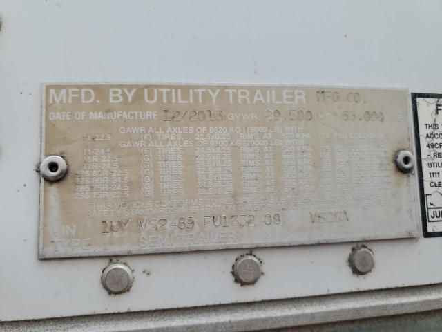 2015 Utility VS2RA-Refrigerated Van Trailer