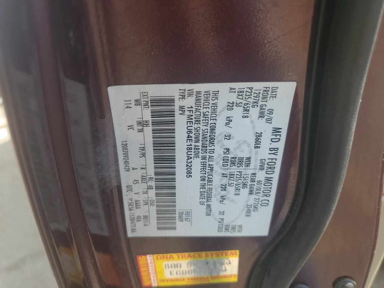 2008 Ford Explorer Eddie Bauer