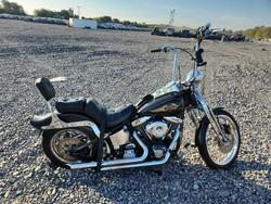 Salvage motorcycles for sale at Pekin, IL auction: 1996 Harley-Davidson Fxsts