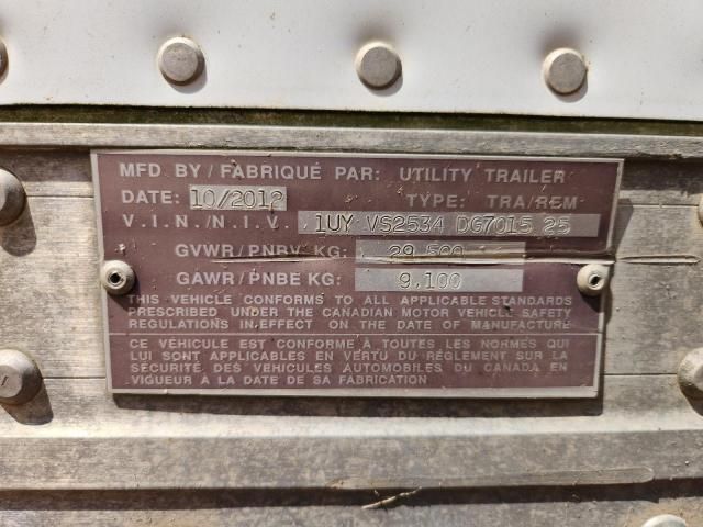 2013 Utility DRY Van Trailer