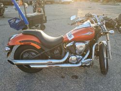 Salvage motorcycles for sale at Woodhaven, MI auction: 2009 Kawasaki VN900 C