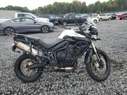 Salvage motorcycles for sale at Duryea, PA auction: 2013 Triumph Tiger 800XC ABS
