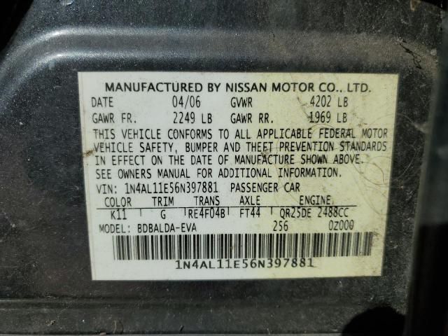 2006 Nissan Altima S