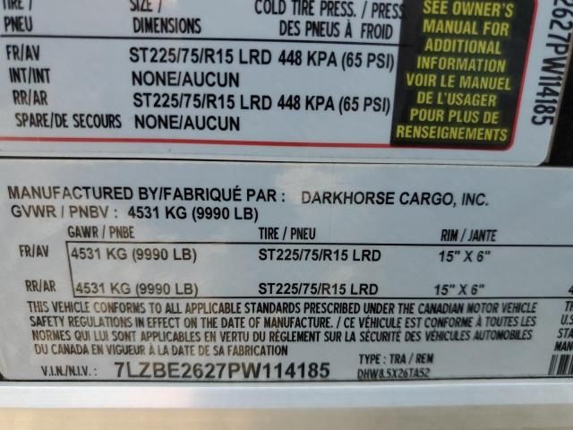 2022 Darkhcargo 2022 Dark Horse DHW8.5X26TA52 Enclosed Cargo Trail