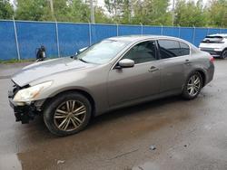 Infinity salvage cars for sale: 2010 Infinity G37