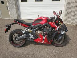 Honda salvage cars for sale: 2019 Honda CBR650 R