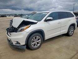 2014 Toyota Highlander XLE for sale in Wilmer, TX
