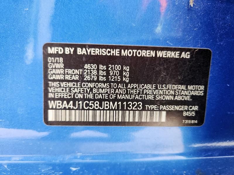 2018 BMW 430I Gran Coupe