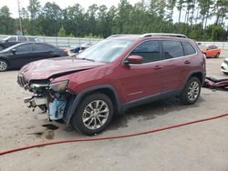 Jeep salvage cars for sale: 2019 Jeep Cherokee Latitude Plus