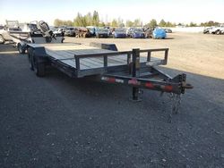 Salvage trucks for sale at Eugene, OR auction: 2025 Interstate ITLT720TA5 Equipment Trailer