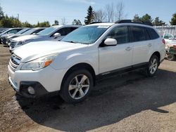 Salvage cars for sale from Copart Bowmanville, ON: 2013 Subaru Outback 2.5I Limited