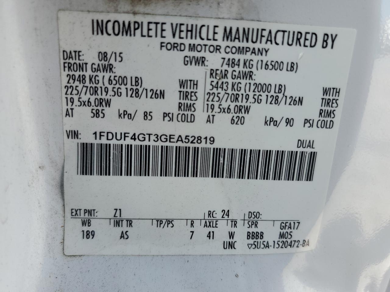 2016 Ford F450 Super Duty