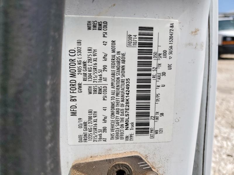 2019 Ford Transit Connect XL