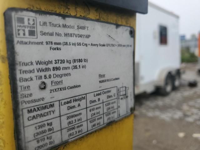 2016 Hyster S40FT Forklift
