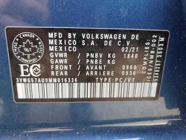 2021 Volkswagen Golf