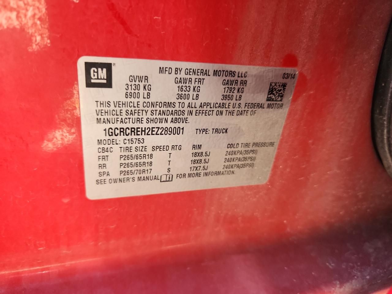 2014 Chevrolet Silverado C1500 lt