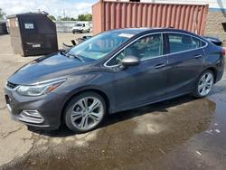 Chevrolet salvage cars for sale: 2016 Chevrolet Cruze Premier