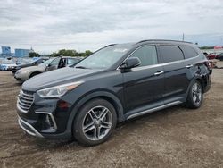Hyundai Santa fe salvage cars for sale: 2017 Hyundai Santa FE SE Ultimate