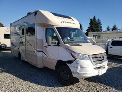 Salvage trucks for sale at Graham, WA auction: 2019 Thmc 24sx 2019 MERCEDES-BENZ Sprinter 3500/4500