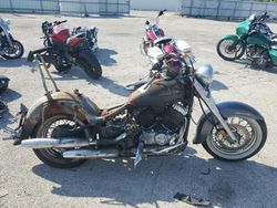 Salvage motorcycles for sale at Dyer, IN auction: 2005 Yamaha XVS65 Base