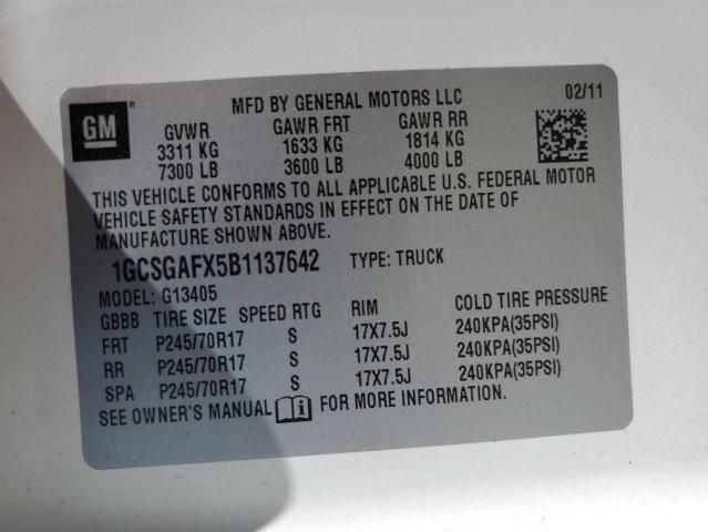 2011 Chevrolet Express G1500