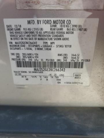 2019 Ford Ecosport SE