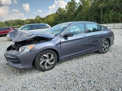Honda salvage cars for sale: 2017 Honda Accord LX