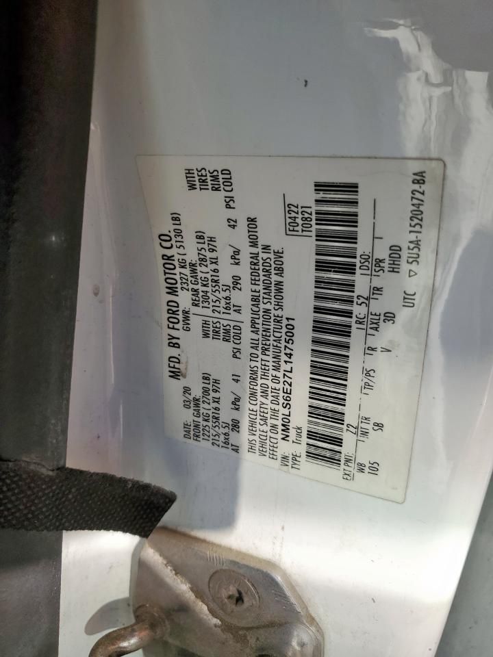 2020 Ford Transit Connect xl