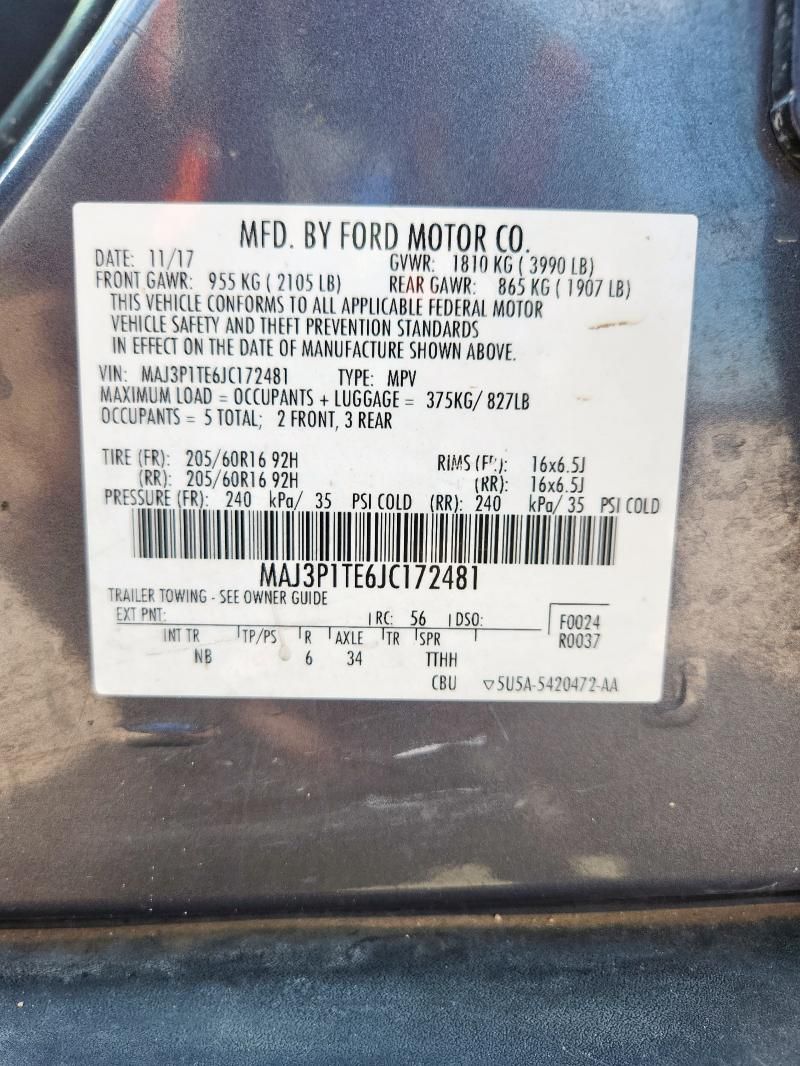 2018 Ford Ecosport SE