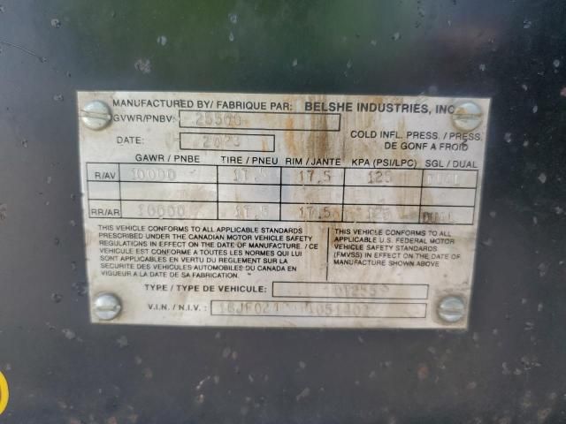 2023 Belshe DT255 Equipment Trailer