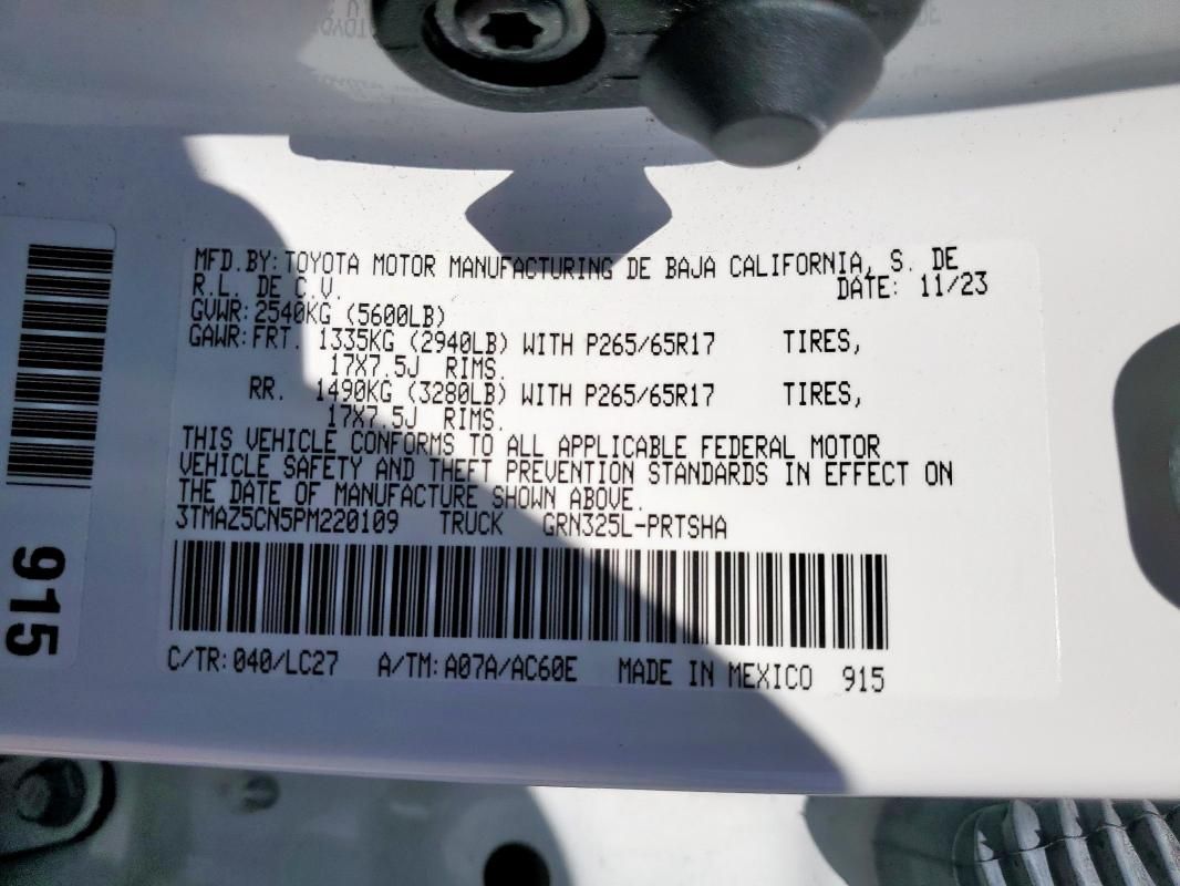 2023 Toyota Tacoma Double Cab