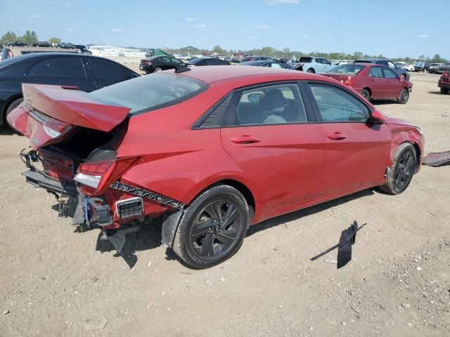 2022 Hyundai Elantra Blue