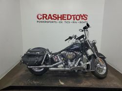 Salvage motorcycles for sale at Ham Lake, MN auction: 2014 Harley-Davidson Flstc Heritage Softail Classic