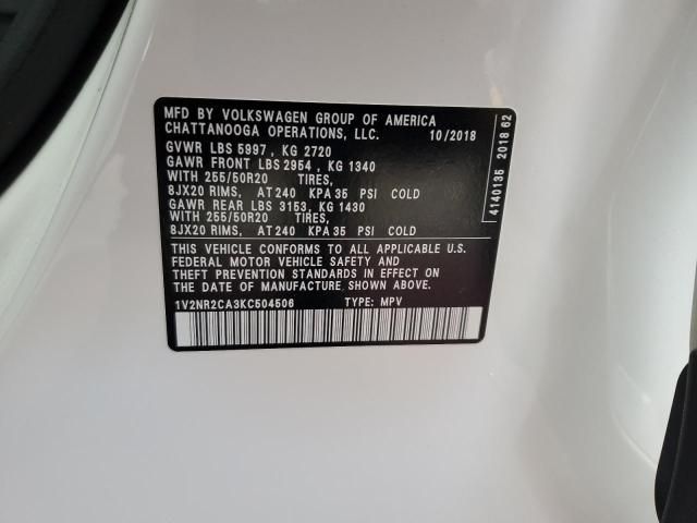 2019 Volkswagen Atlas sel Premium