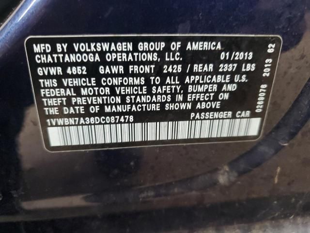 2013 Volkswagen Passat SE