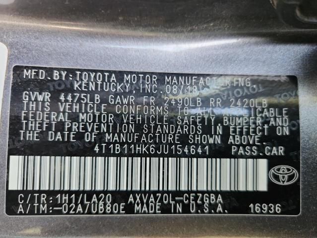 2018 Toyota Camry L