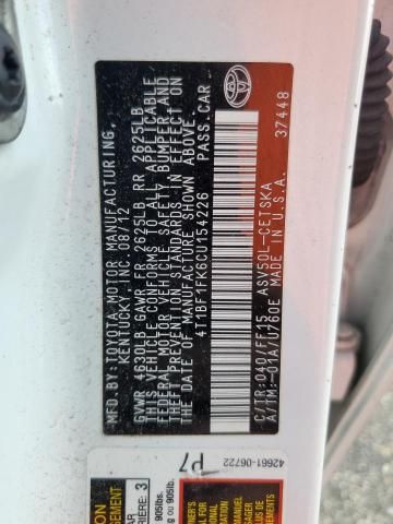 2012 Toyota Camry Base