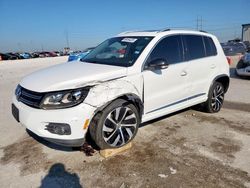Volkswagen salvage cars for sale: 2017 Volkswagen Tiguan Sport