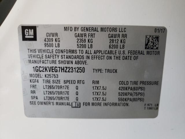 2017 Chevrolet Silverado K2500 Heavy Duty LT