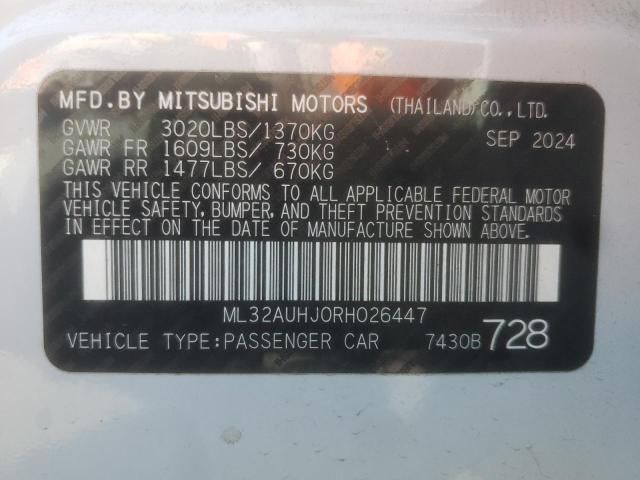 2024 Mitsubishi Mirage ES