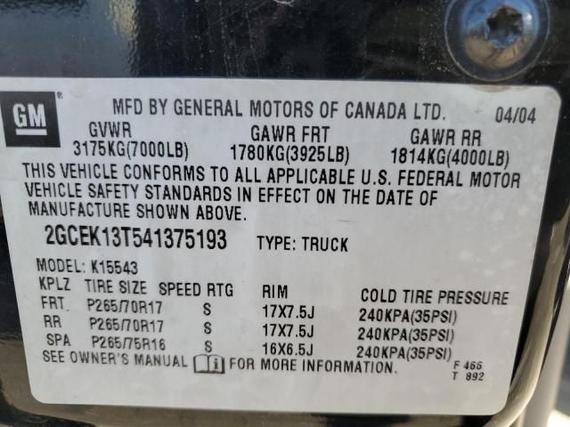 2004 Chevrolet Silverado K1500