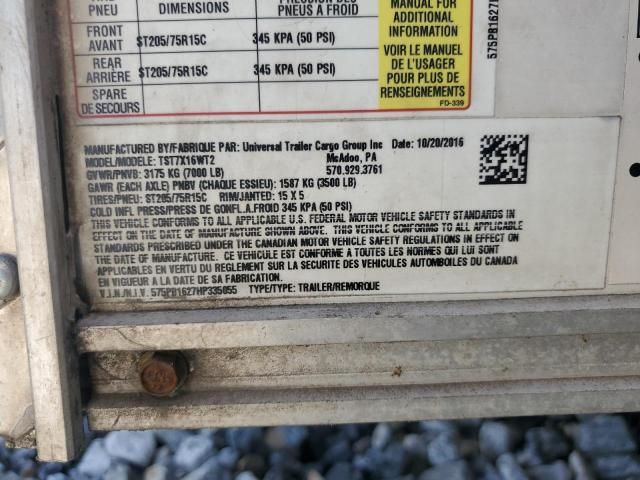 2017 Haulmark TST7X16WT2 Enclosed Cargo Trailer