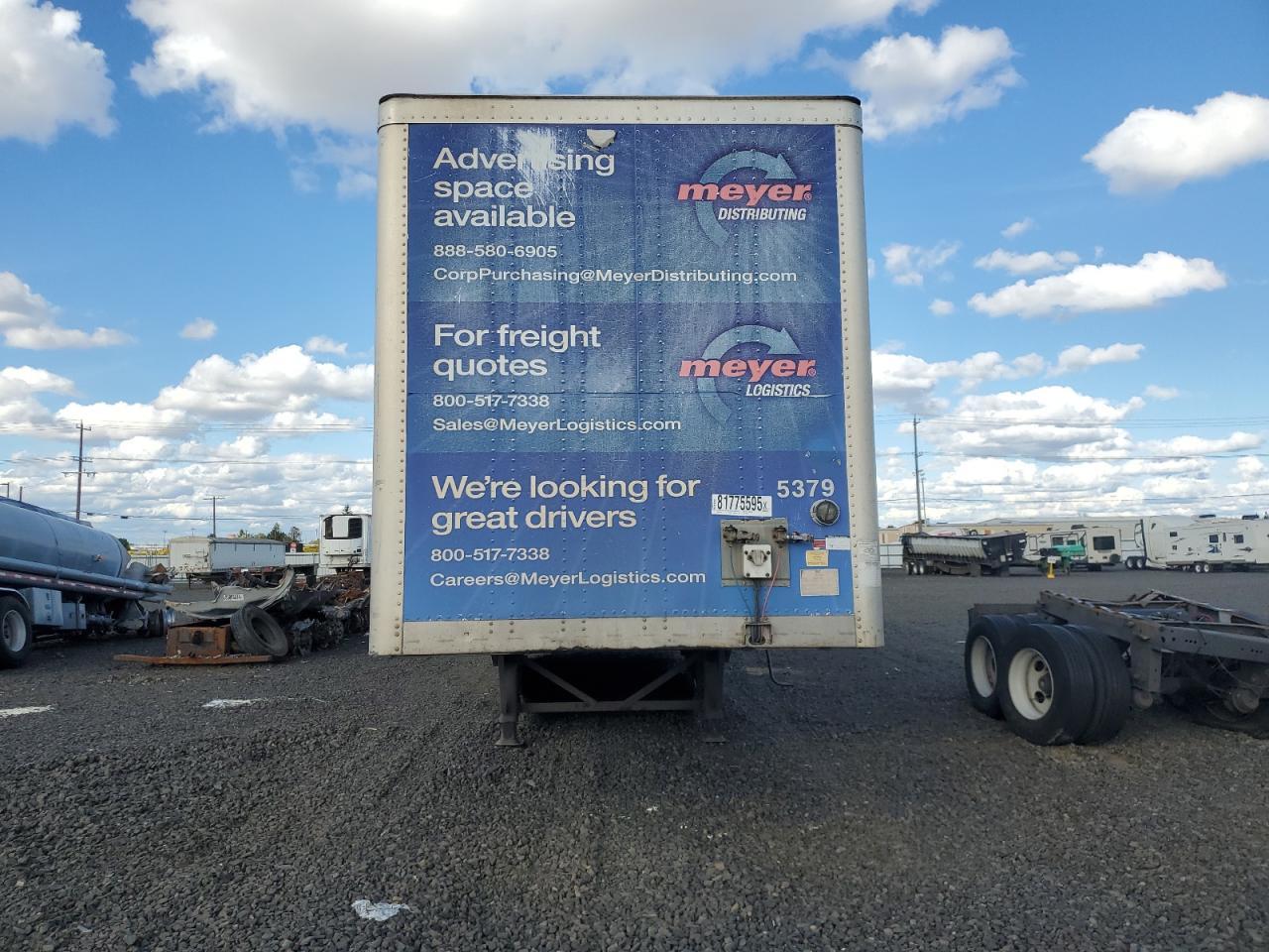 2000 Wabash SH Dvcvhpc DRY Van Trailer