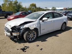 Ford salvage cars for sale: 2017 Ford Fusion se Hybrid