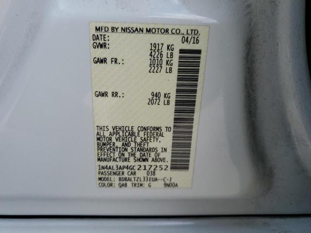 2016 Nissan Altima 2.5