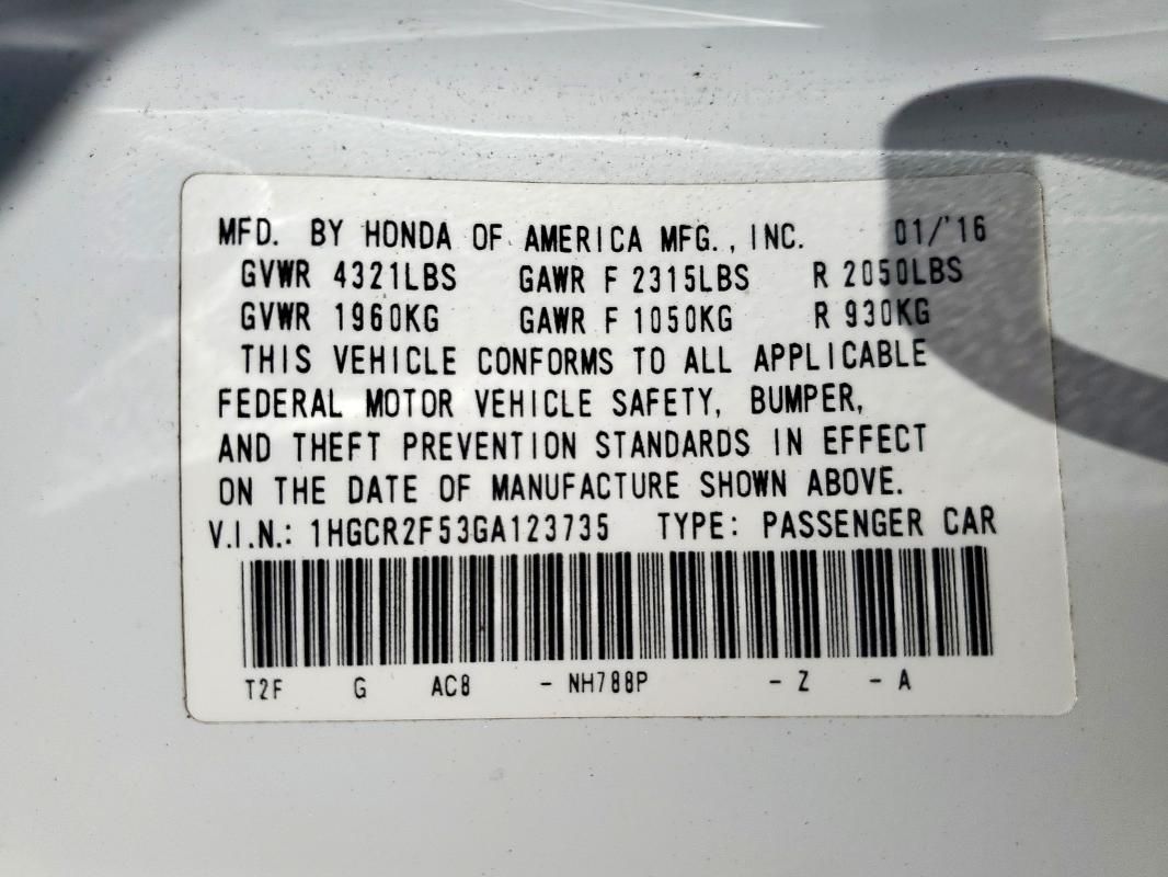 2016 Honda Accord Sport