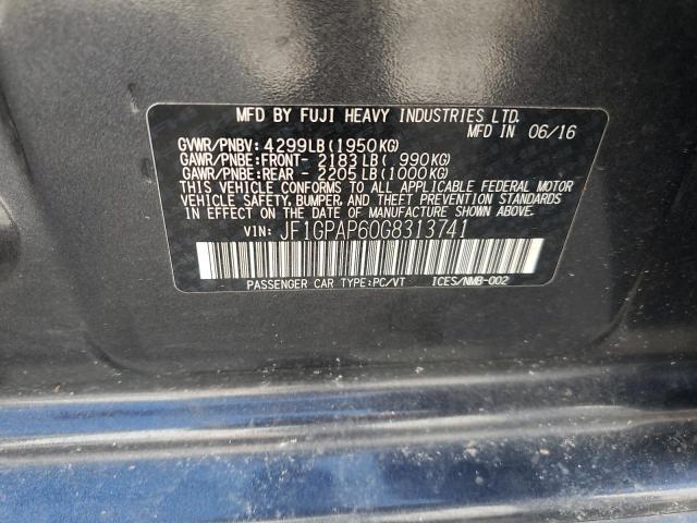 2016 Subaru Impreza Sport Premium